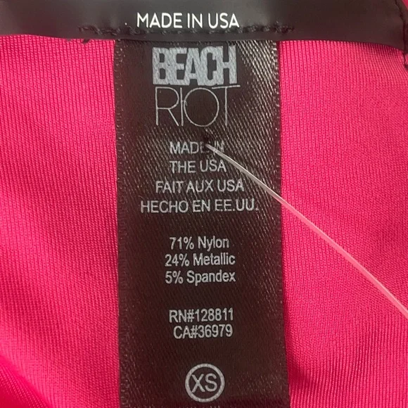 NWT Beach Riot Pink and Brown Bikini Set - Picture 5 of 7
